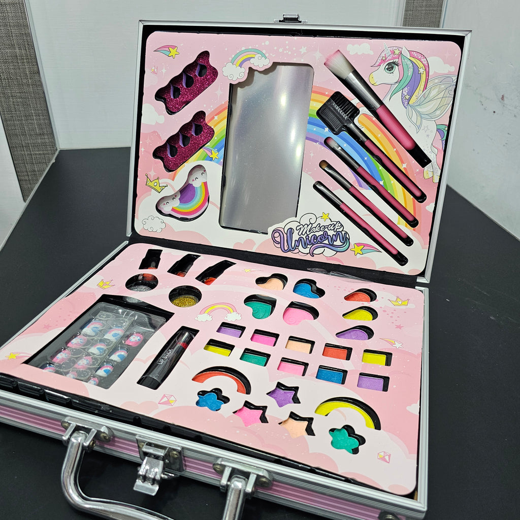 Unicorn Makeup Suitcase – Magical Beauty Set for Kids | Bacha Toys