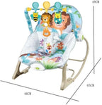 Baby Rocker – Infant to Toddler with Fold-Out Kickstand (0M+, 40 lbs / 18 kg) | Bacha Toys