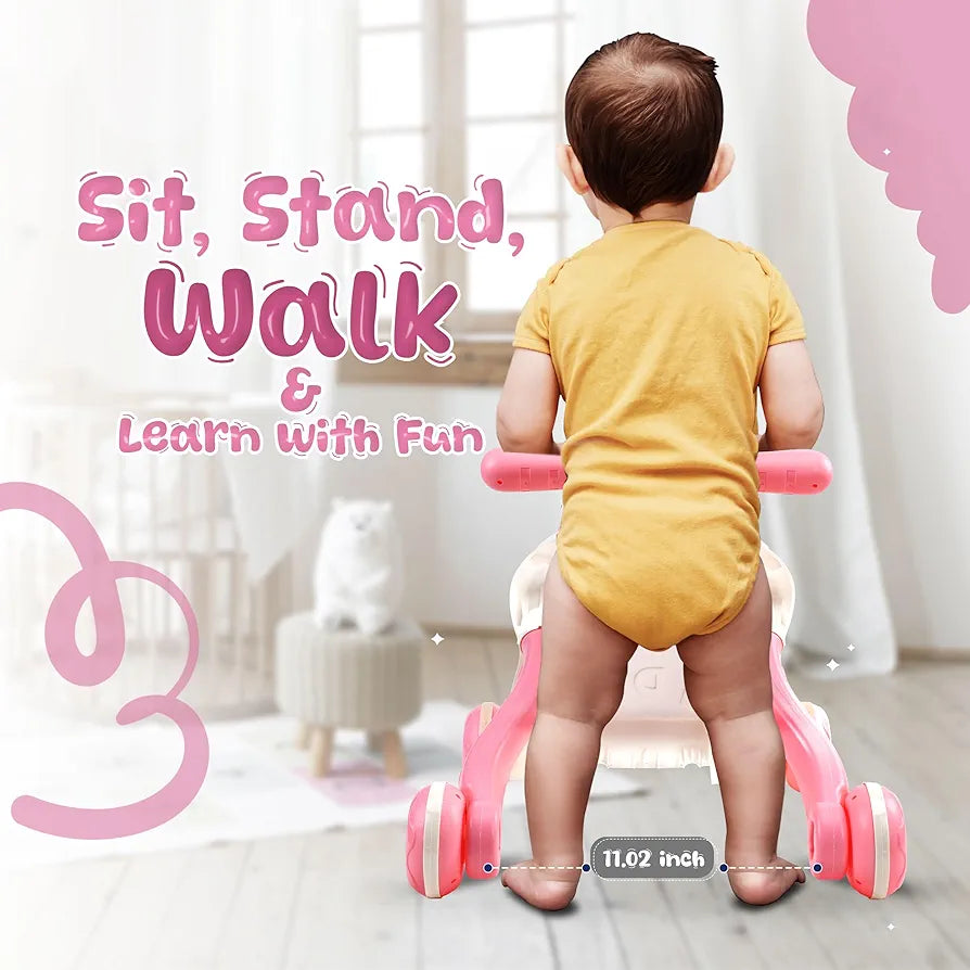 3-in-1 Baby Activity Walker with Music & Lights | Bacha Toys