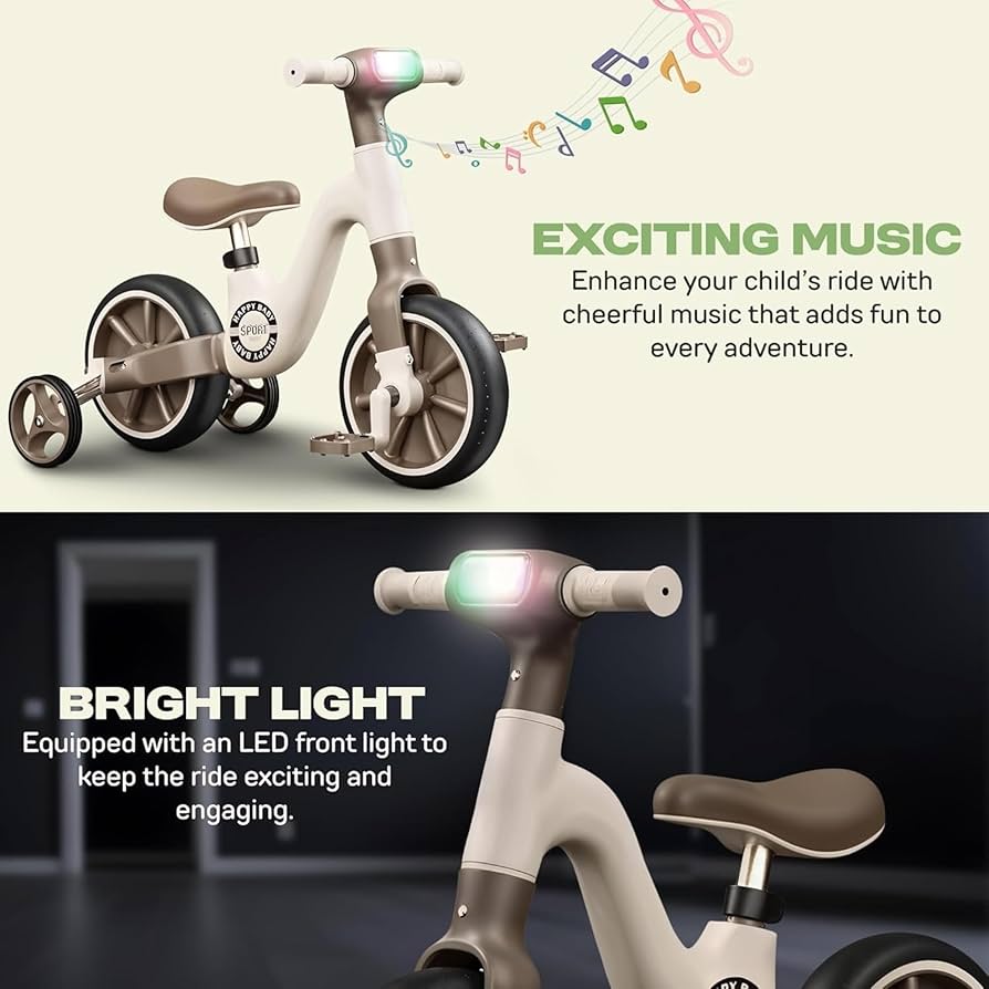 Anti-Rollover Sliding Tricycle Balance Car – 3 Wheeler Kids Bike