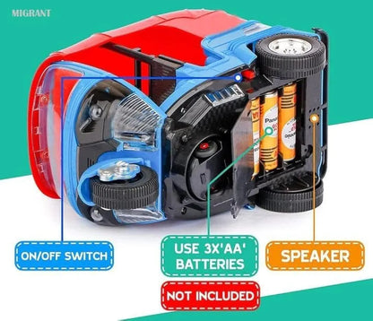 Best Kids Tricycle | Sound, Pump & Flashing Top Light - Bacha Toys