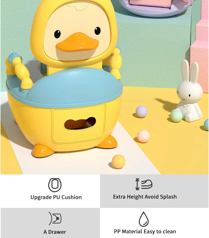 Duck Shape Baby Potty Trainer – Bacha Toys