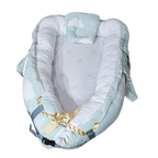 Baby Bedset with Rattles & Head Cushion – Cotton Fabric | Comfortable & Safe | Bacha Toys