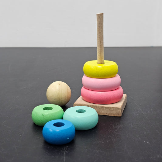 Rainbow Tower Stacking Toy – Colorful Educational Fun | Bacha Toys