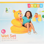 Intex Happy Animal Inflatable Chair – Kids Sofa Seat (3–8 Years) #68556