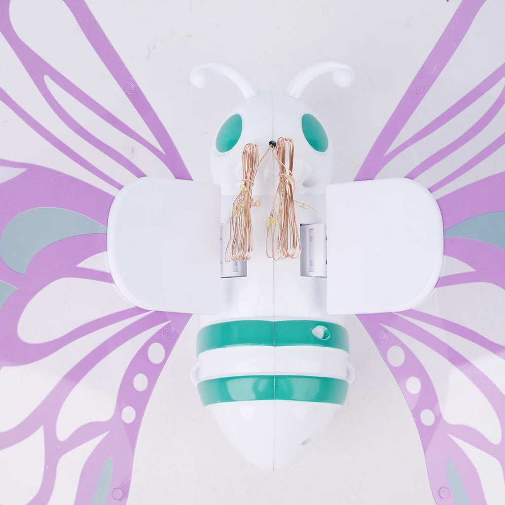 Butterfly Fairy Wings with LED Lights & Music – Adjustable Angel Wings for Kids