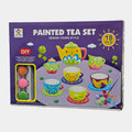 Painted Tea Set – Design Your Own Style | 18-Piece Creative Play Set | Bacha Toys