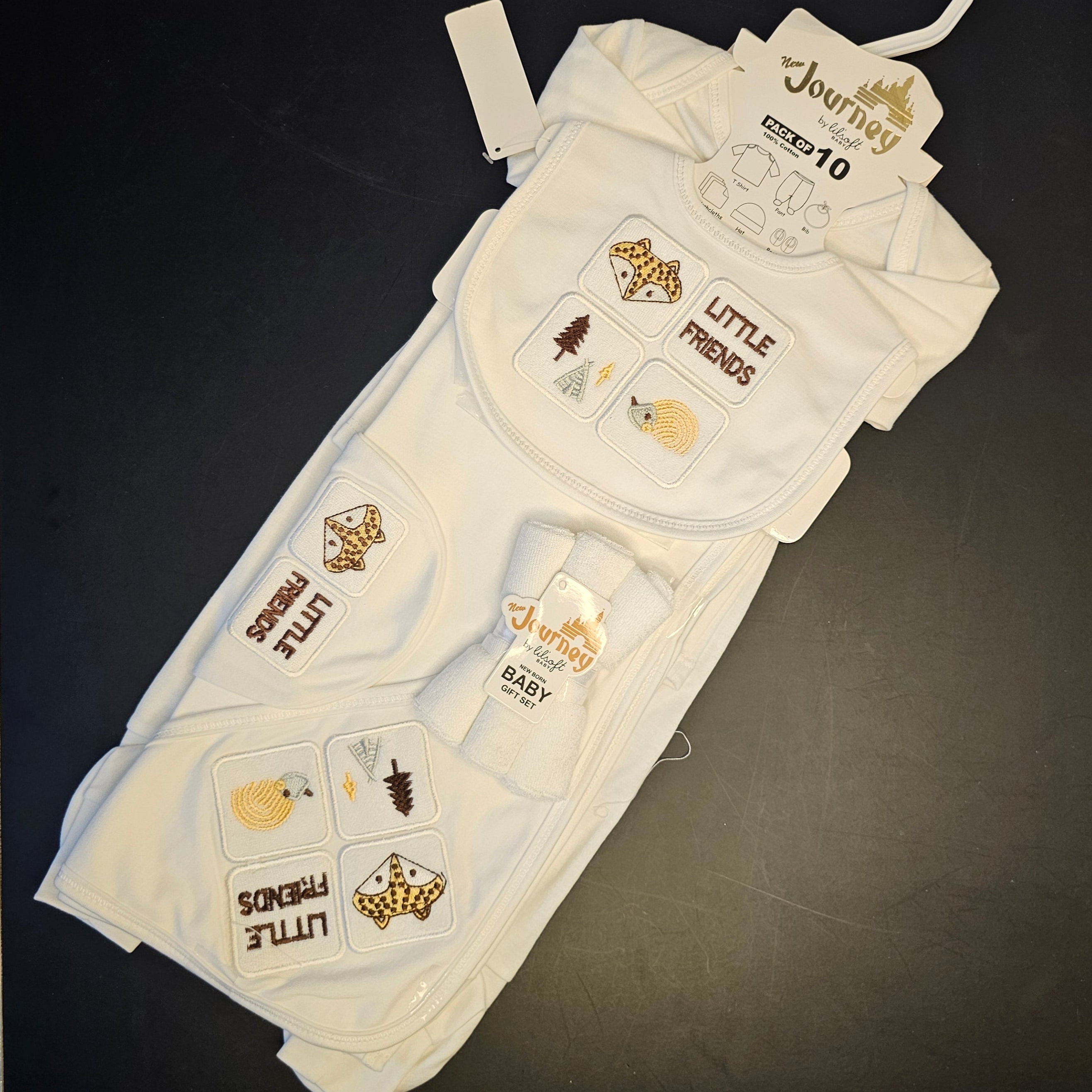 10-Piece Journey Baby Starter Set – Newborn Essentials | Bacha Toys