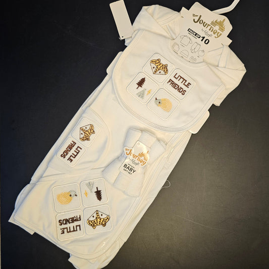 10-Piece Journey Baby Starter Set – Newborn Essentials | Bacha Toys