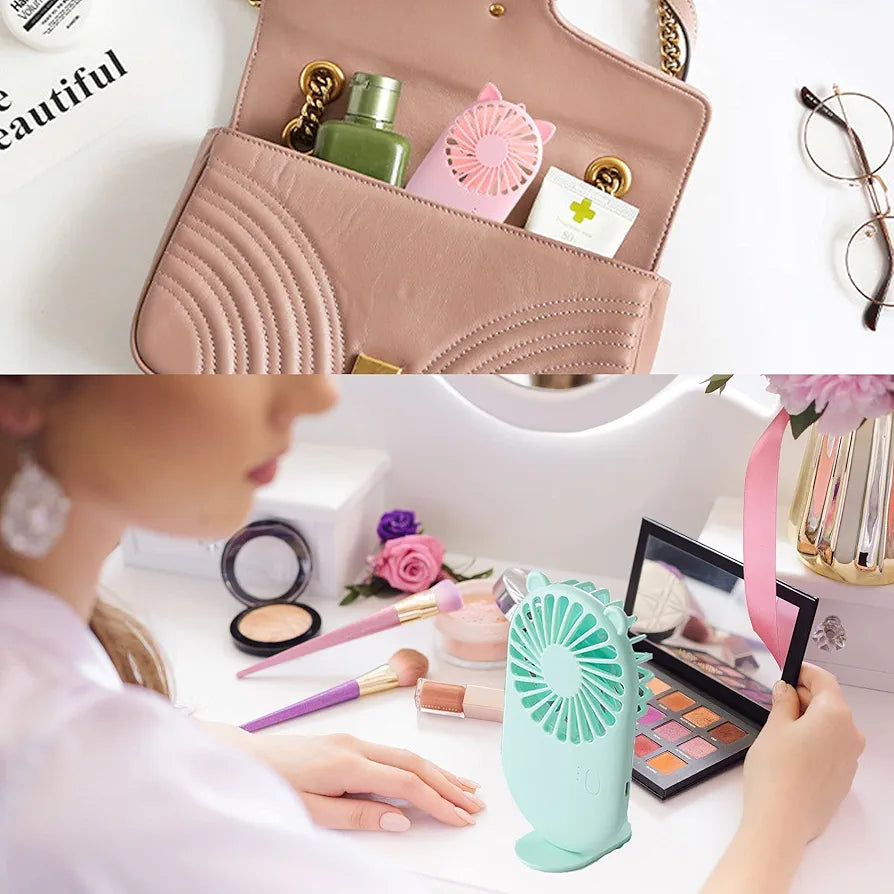 Mini Pocket Fan – Rechargeable Portable Cooling Fan