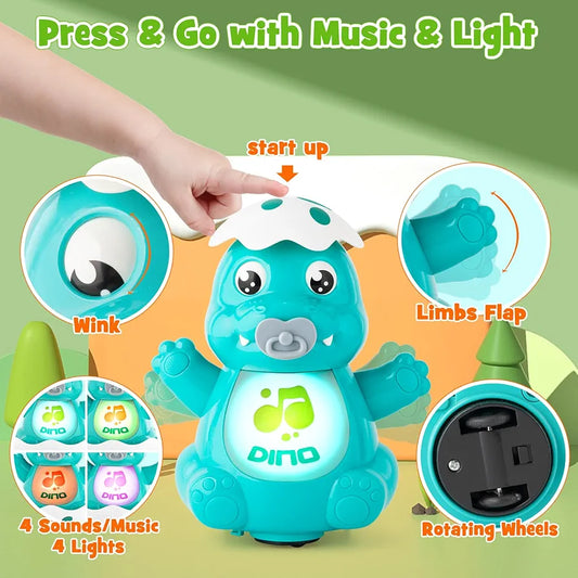 Tacobear Dinosaur Musical Light Toy – Fun, Lights & Music for Kids | Bacha Toys