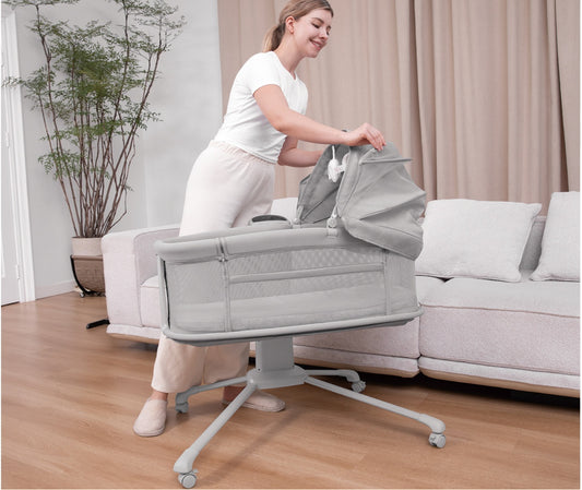 Dream Starlight Bedside Bassinet – 5-in-1 Smart Baby Bed for Sleep, Play & Comfort | Bacha Toys