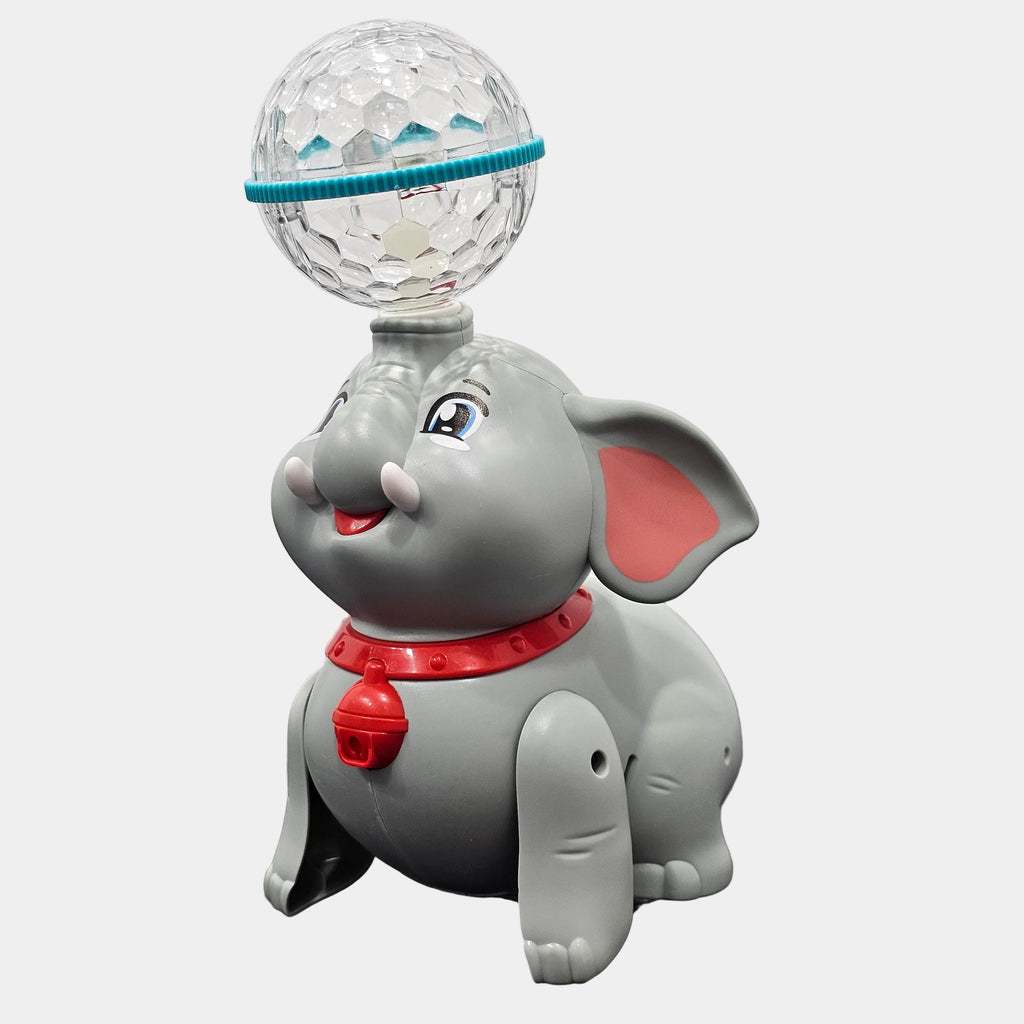 Cute Elephant 360° Rotating Toy – Musical & Light Fun for Kids | Bacha Toys