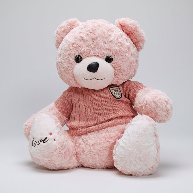 Sweater Bear – 50cm Pink Colour Soft Plush Toy | Bacha Toys