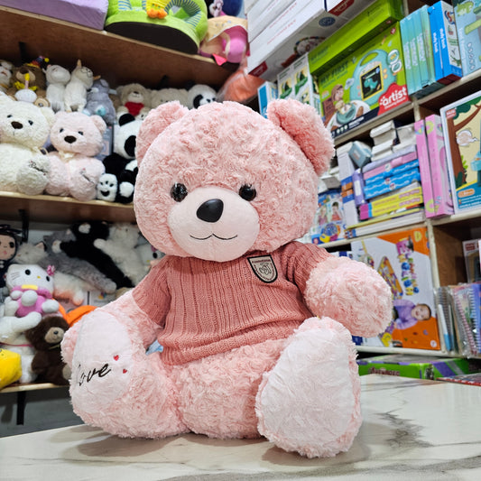 Sweater Bear – 50cm Pink Colour Soft Plush Toy | Bacha Toys