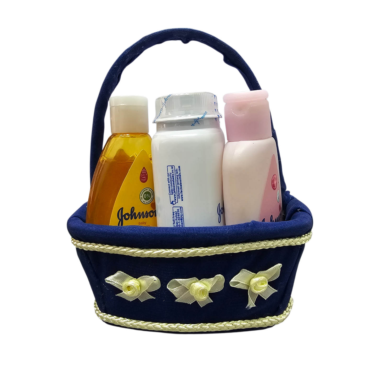 Johnson’s 4 Pcs Baby Care Basket Set – Gentle Daily Baby Essentials | Bacha Toys