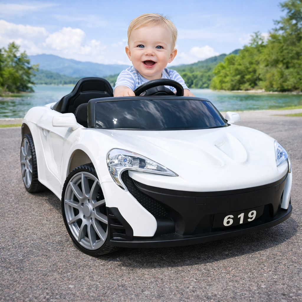 Power Wheel Electric Car for Kids – Luxury Ride-On with Music, Lights & Remote Control | Bacha Toys Pakistan