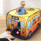 Bus Shape Kids Tent – Foldable Playhouse for Fun & Travel | Bacha Toys