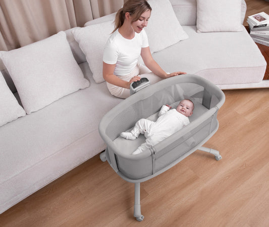 Dream Starlight Bedside Bassinet – 5-in-1 Smart Baby Bed for Sleep, Play & Comfort | Bacha Toys