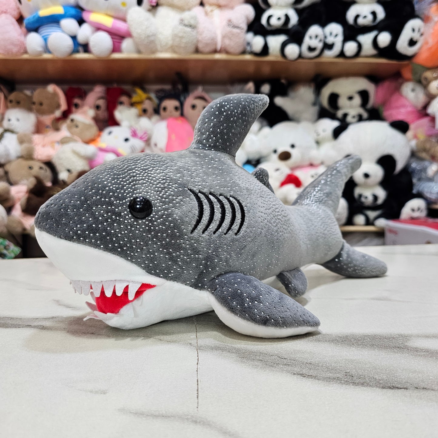 Baby Shark Plush Toy – Gray Colour 25cm | Bacha Toys