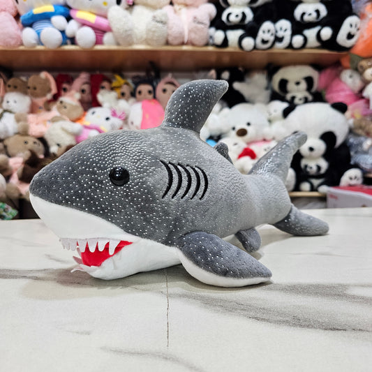 Baby Shark Plush Toy – Gray Colour 25cm | Bacha Toys
