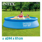 Intex Easy Set Pool 8ft x 24” – Inflatable Family Swimming Pool #28106