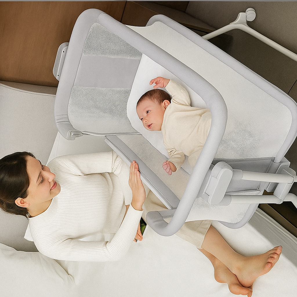 Mastela Baby Swing with Big Bed & Wheels | Bacha Toys