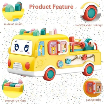 Educational Toy Car – Music, Shapes & Color Learning for Imagination & Creativity | Bacha Toys