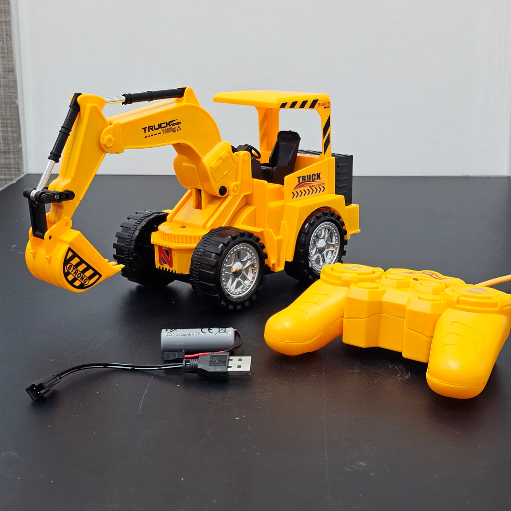 King of Truck – 5 Channel Full-Function Construction Vehicle with Lights & Mechanical Arm | Bacha Toys