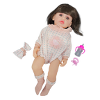 55cm Baby Silicone Doll – Lifelike Real Baby with Accessories | Bacha Toys