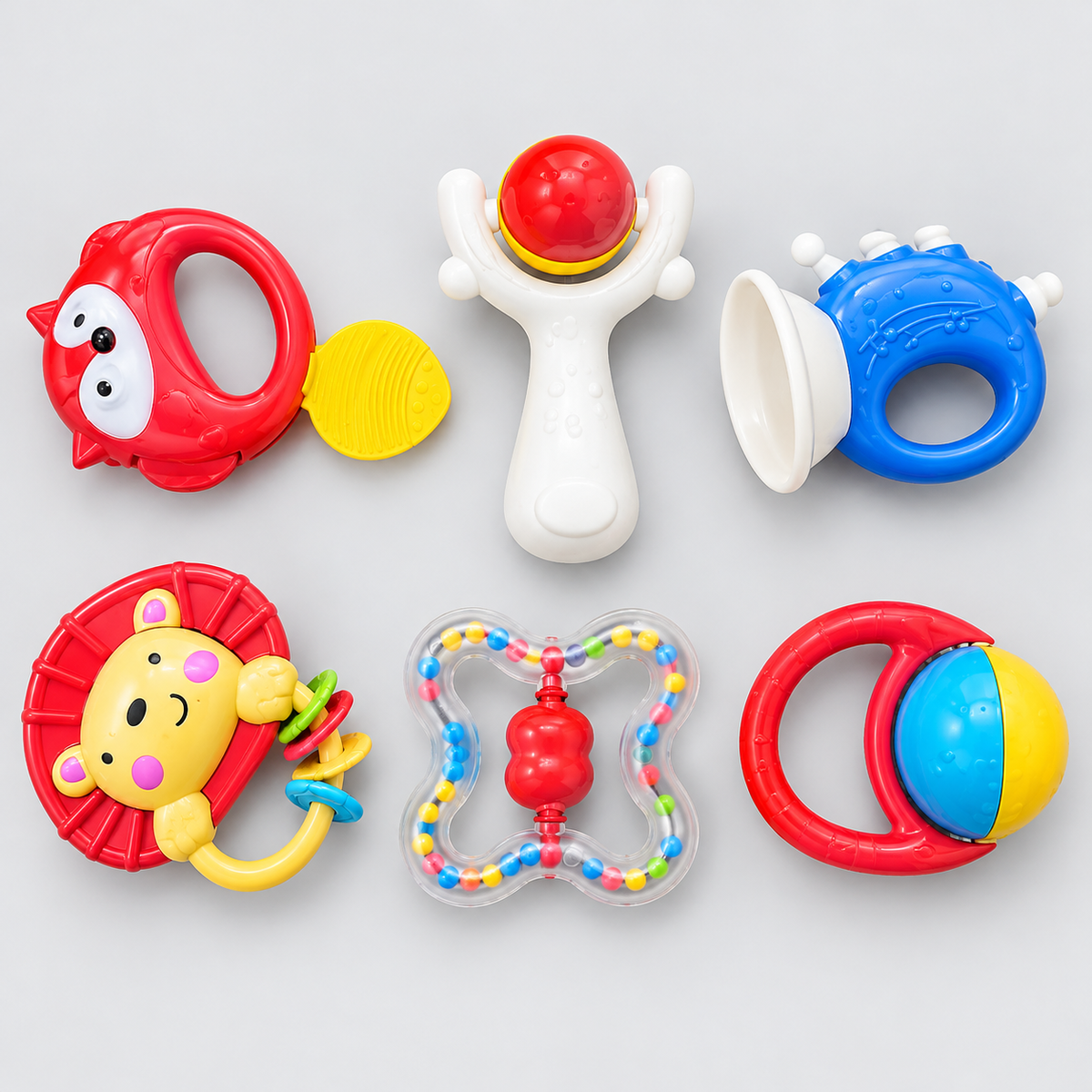 Baby Rattles & Teething Toys Set