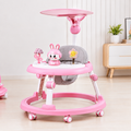 Baby Walker with Sun Canopy, Music & Attractive Toys #WR-036
