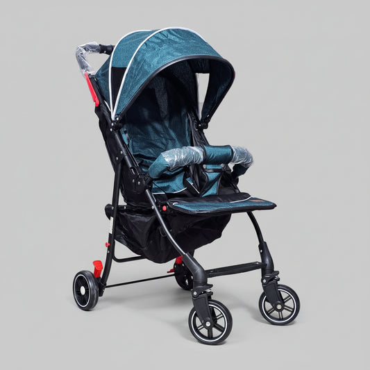 Lightweight Baby Stroller – Foldable with 360° Wheels & Sun Canopy