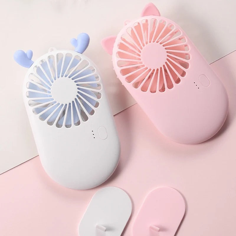 Mini Pocket Fan – Rechargeable Portable Cooling Fan
