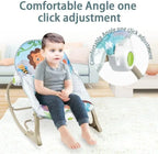Baby Rocker – Infant to Toddler with Fold-Out Kickstand (0M+, 40 lbs / 18 kg) | Bacha Toys