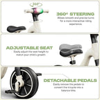 Anti-Rollover Sliding Tricycle Balance Car – 3 Wheeler Kids Bike