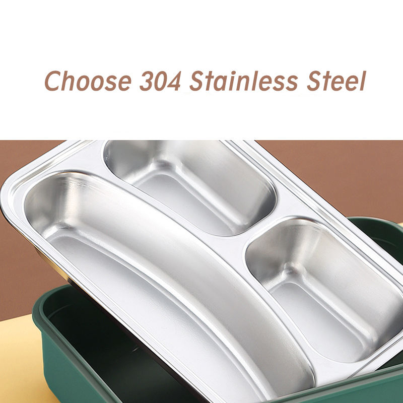 Stainless Steel Lunch Box Set – 800 ml + 150 ml | Bacha Toys