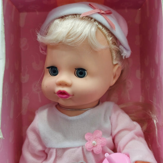 Baby Lovely Doll with Feeder & Music – Adorable Sound Doll | Bacha Toys