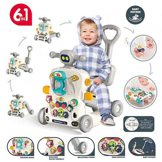 6-in-1 Baby Activity Walker with Music & Lights | Bacha Toys