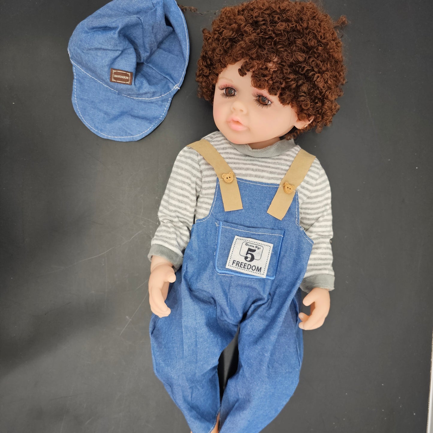 55cm Baby Silicone Doll – Lifelike Real Baby with Accessories | Bacha Toys