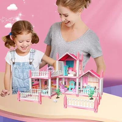 Sweet Dream House for Kids | Barbie Doll House Playset - Bacha Toys