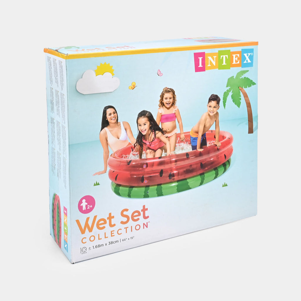 Intex Watermelon Kids Inflatable Pool – 66” Summer Splash Pool #58448