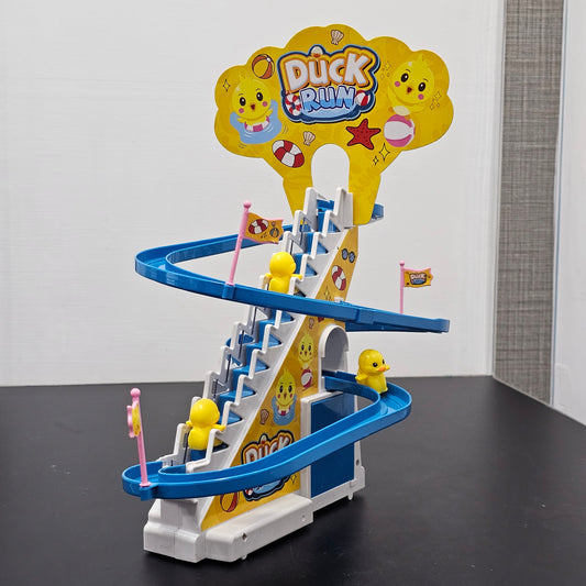 Duck Shape Slide Track Toy – With Lights & Music | Bacha Toys