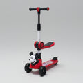 Mickey Character Kids 3 Wheel Scooter with Seat – Foldable Scooter with LED Lights & Music