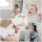 Baby Bath Stand with Adjustable 5 Levels – Foldable Infant Bath Shower Stand