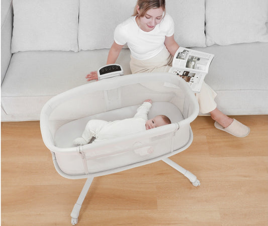 Dream Starlight Bedside Bassinet – 5-in-1 Smart Baby Bed for Sleep, Play & Comfort | Bacha Toys
