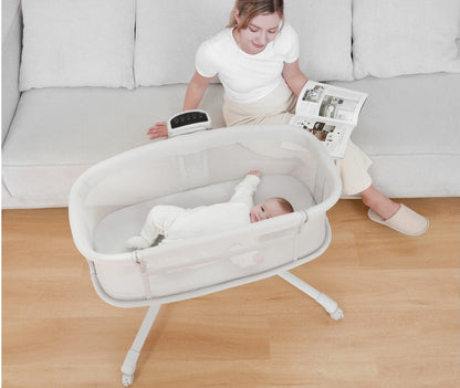 Dream Starlight Bedside Bassinet – 5-in-1 Smart Baby Bed for Sleep, Play & Comfort | Bacha Toys