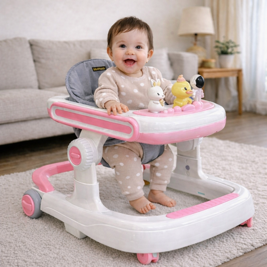 Baby Walker with Music & Adjustable Height | Bacha Toys