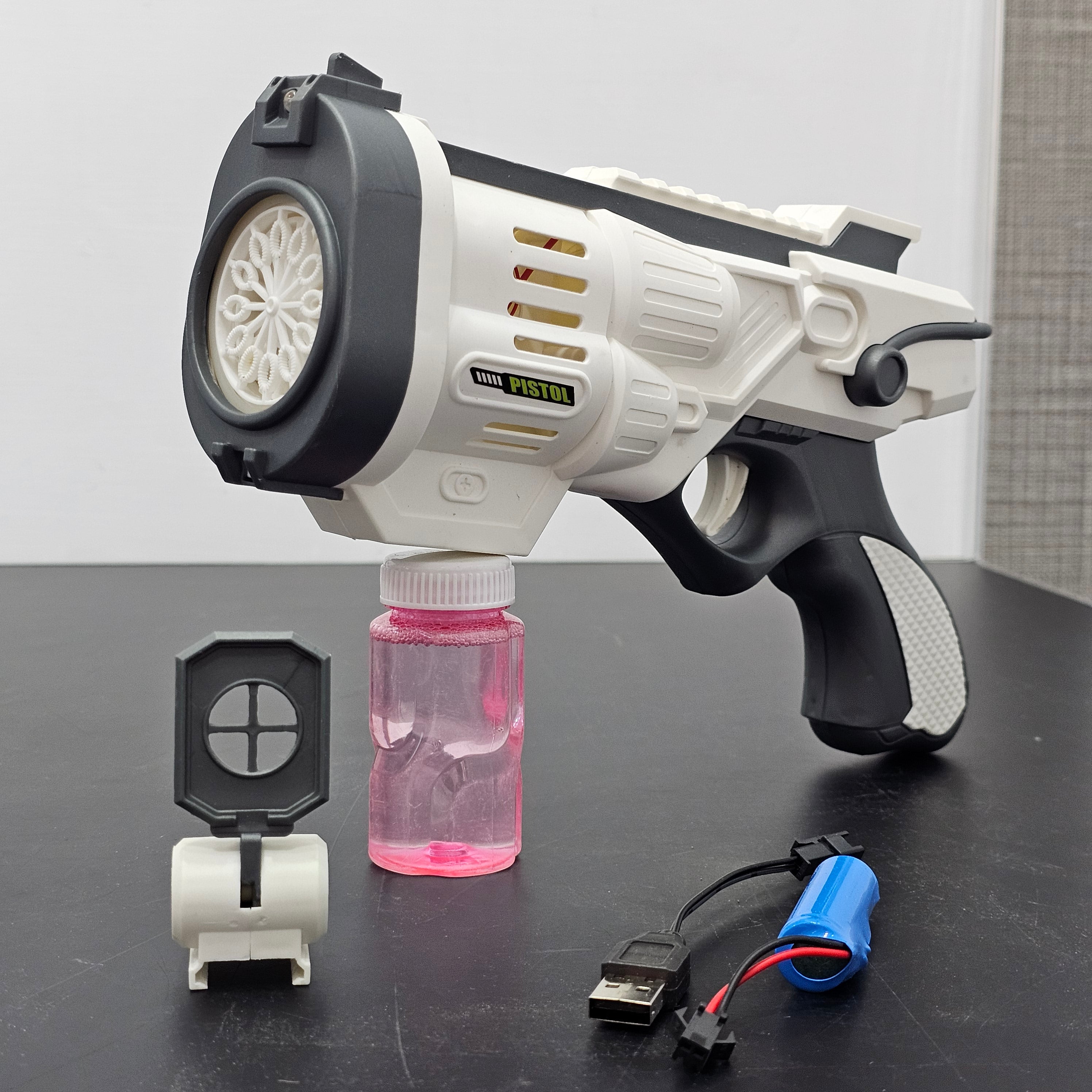 Electric Bubble Gun with Lights – Colorful Bubble Fun for Kids 3+ | Bacha Toys