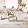 Kidilo 2-in-1 Electric Baby Swing & High Chair | Bacha Toys